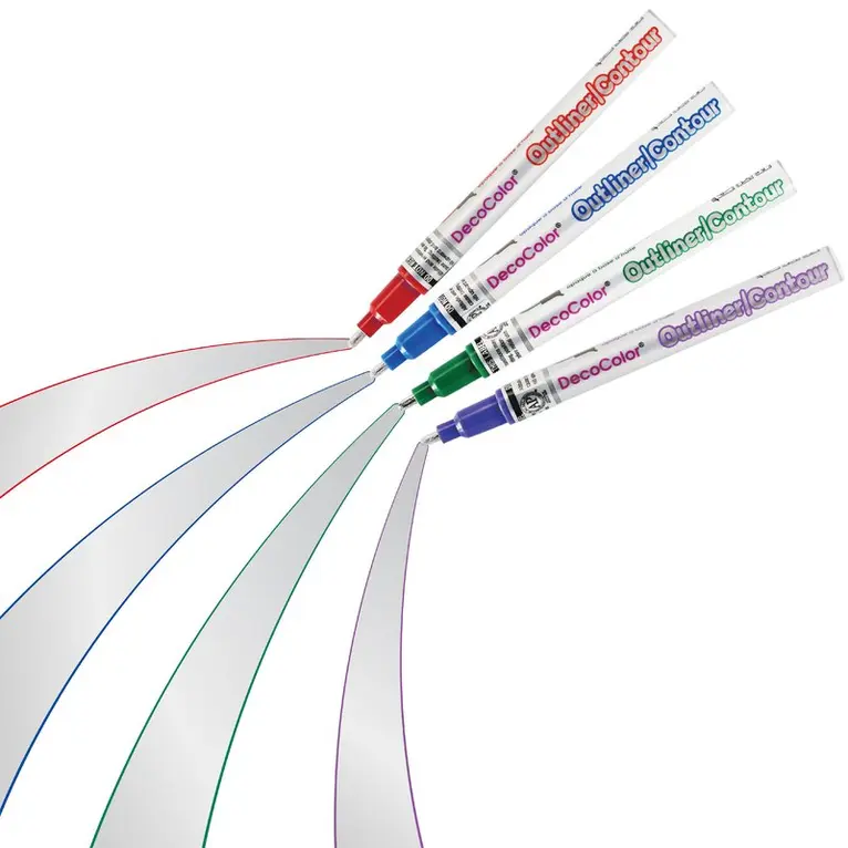 Markerpenna DecoColor Color Outliner violett/silver, Övrigt