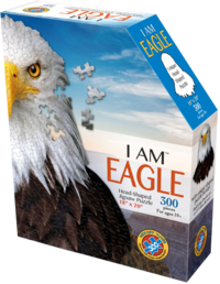 Pussel 300 bitar Head Shaped - I am Eagle