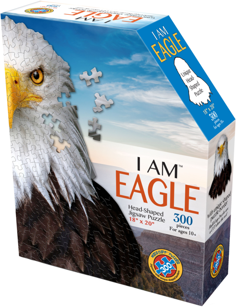 Pussel 300 bitar Head Shaped - I am Eagle 1