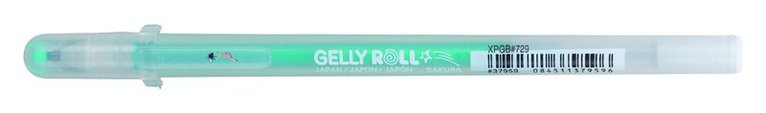 Gelpenna Gelly Roll Stardust grön, Övrigt