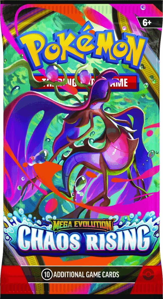 Spelkort Pokémon TCG: Mega Evolution-Chaos Rising Booster Pack ME04, Övrigt