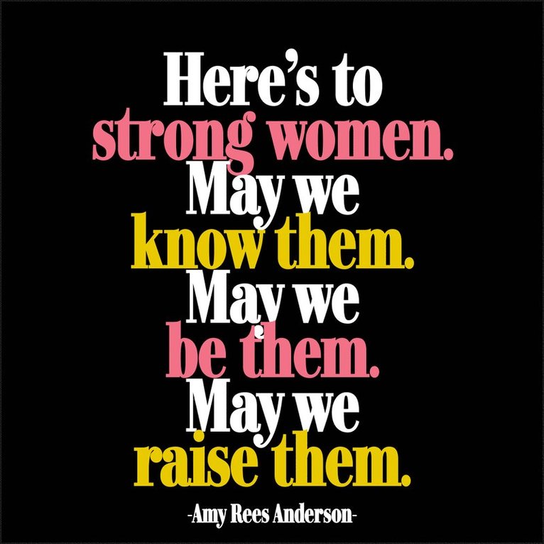 Magnet Here´s To Strong Women 1