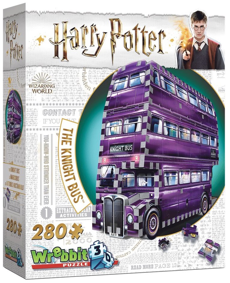Pussel 280 bitar 3D Harry Potter The Knight Bus 1