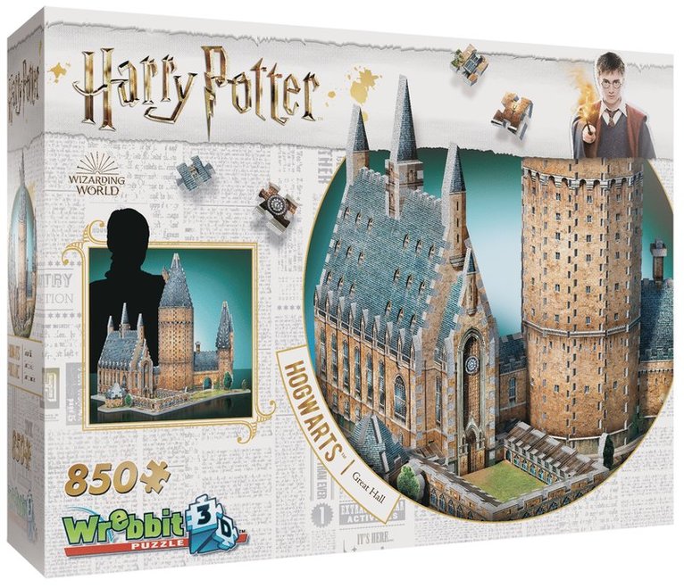 3D-pussel 850 bitar Harry Potter Hogwarts Great Hall 1