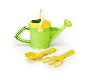 Vattenkanna med kratta & spade