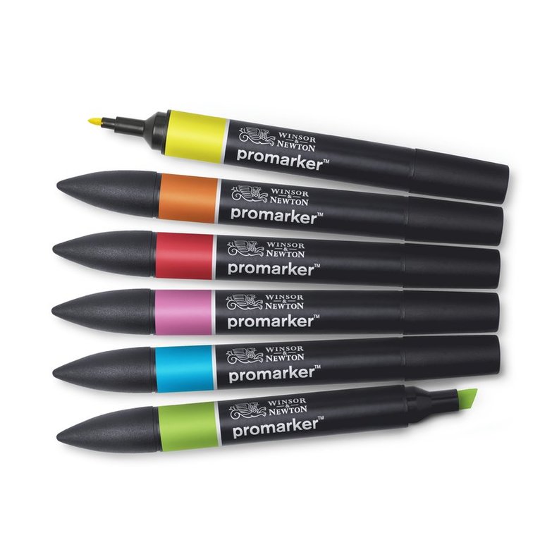 Tuschpenna Promarker 6st Vibrant tones, Övrigt