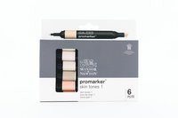 Tuschpenna Promarker 6 Skin tones set 1