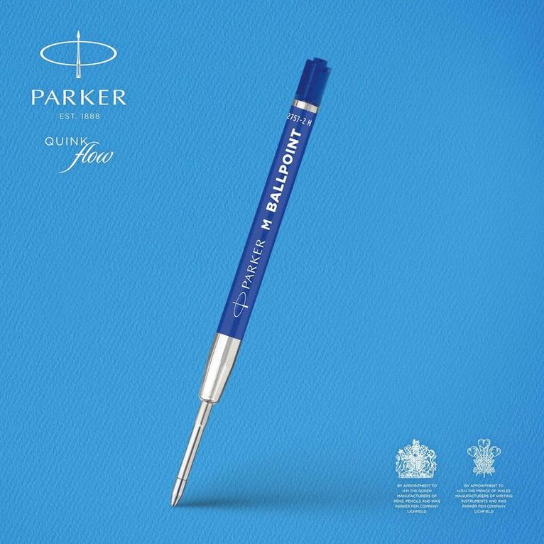Refill Parker Quinkflow medium 2-pack blå, Övrigt