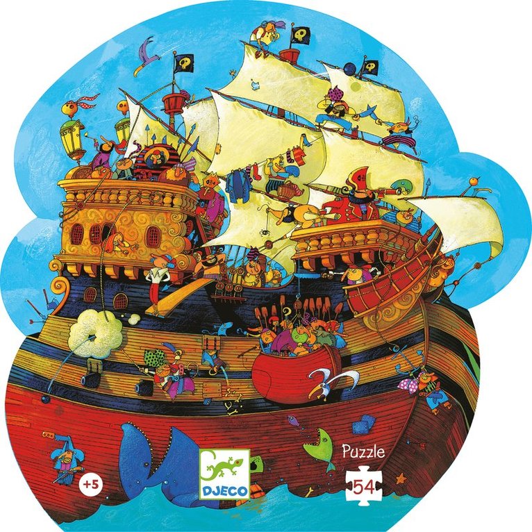 Pussel 54 bitar - Barbarossa´s boat, Övrigt