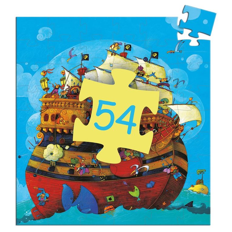 Pussel 54 bitar - Barbarossa´s boat, Övrigt