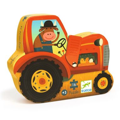Pussel 16 bitar traktor 1