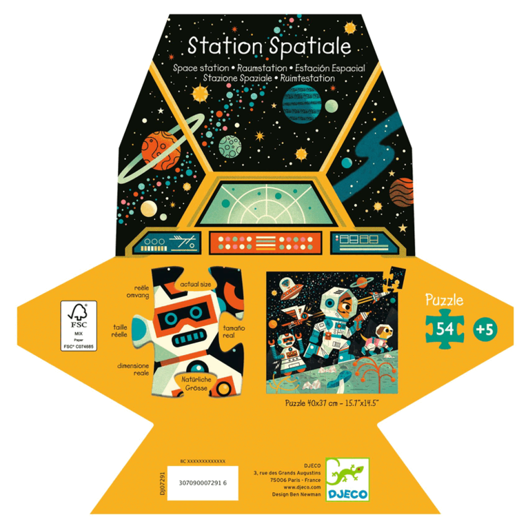 Pussel 54 bitar Rymdstation, Övrigt