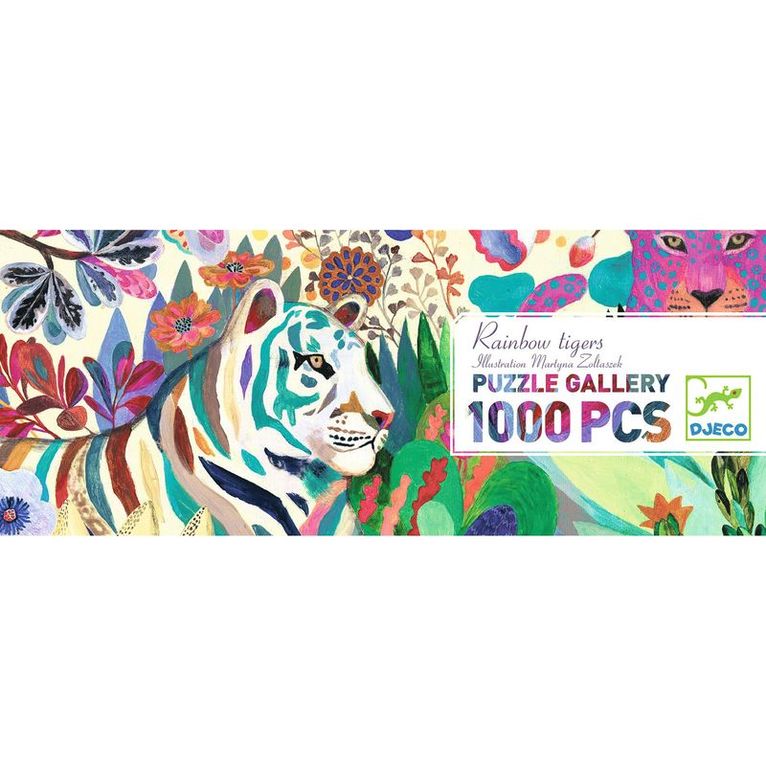 Pussel 1000 bitar - Rainbow Tiger, Övrigt