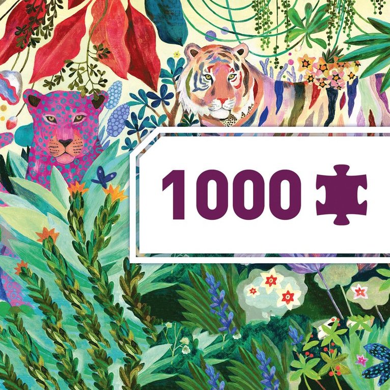 Pussel 1000 bitar - Rainbow Tiger, Övrigt