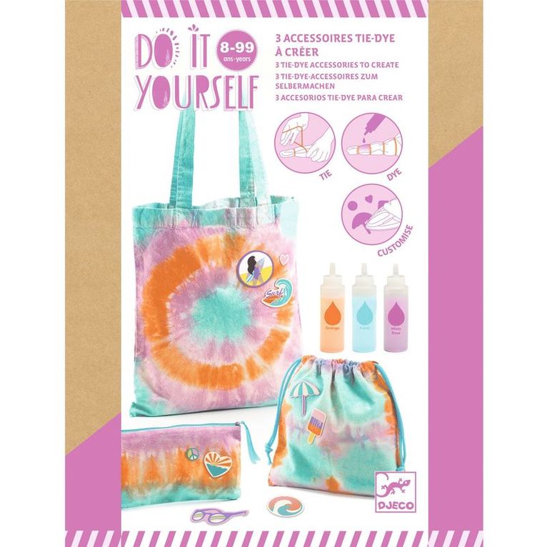 Pysselkit DIY Knytbatik - Sunshine camp, Övrigt