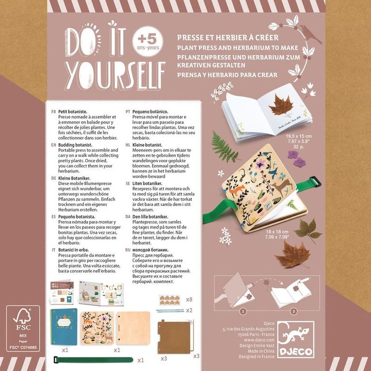 Pysselkit DIY Blivande botanist, Övrigt