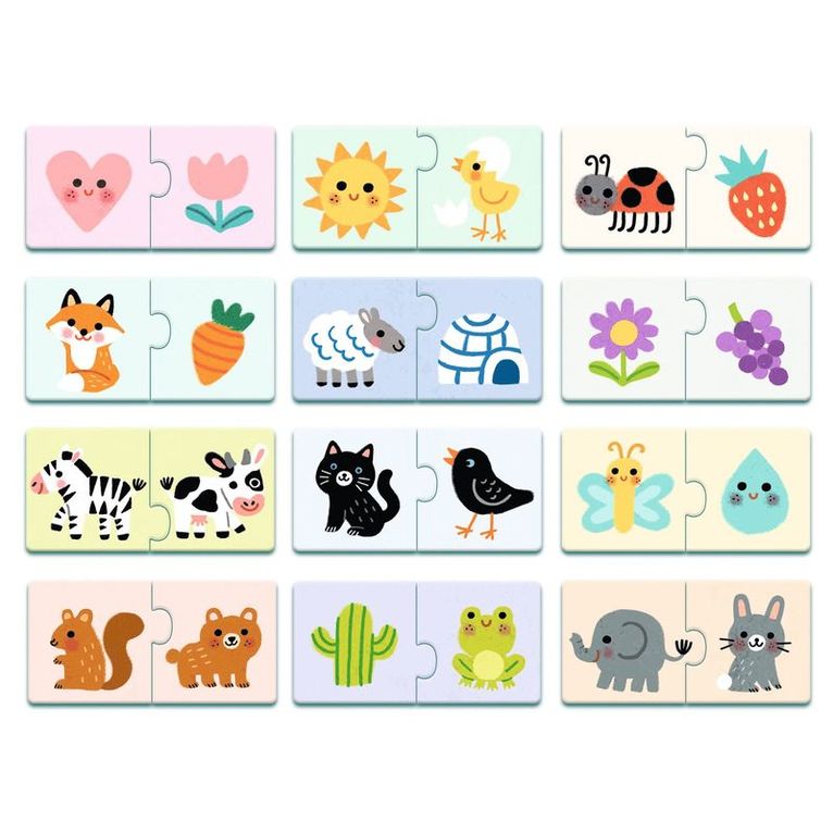 Pussel 2 bitar Färger, Övrigt