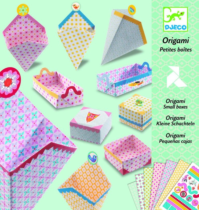 Origami små askar 1