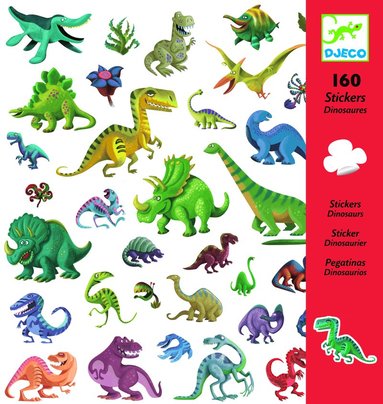 Klistermärken dinosaurier 160st, Övrigt