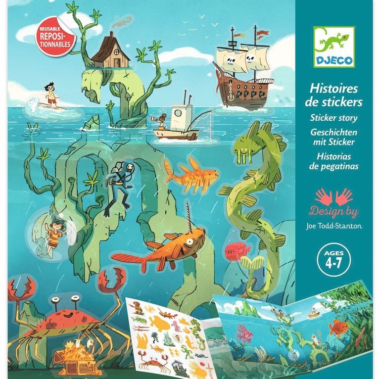 Flyttbara stickers - Äventyr till havs, Övrigt