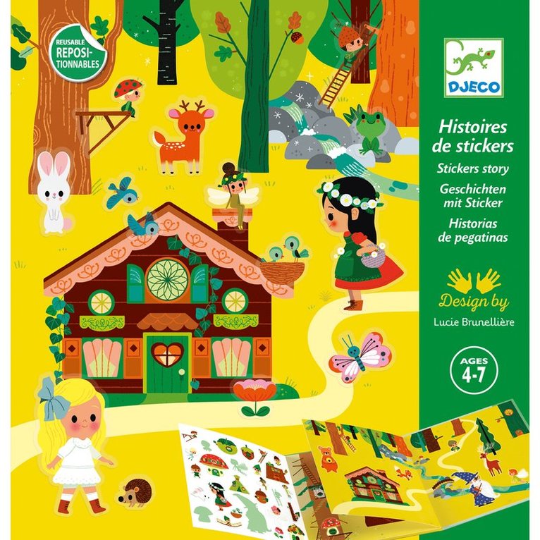 Flyttbara stickers - Förtrollad skog, Övrigt