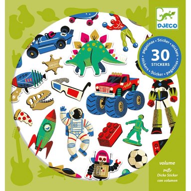 Klistermärken Retro Toys