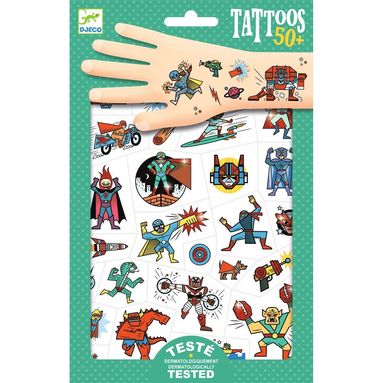 Tatueringar Superhjältar 1