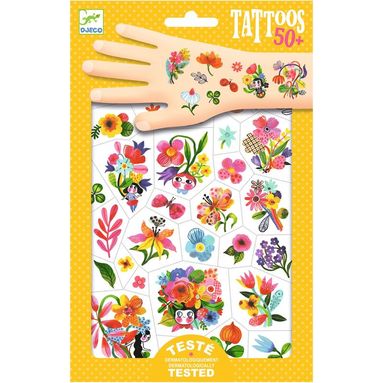 Tatuering Aqua flor 1