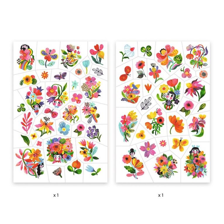 Tatuering Aqua flor, Övrigt