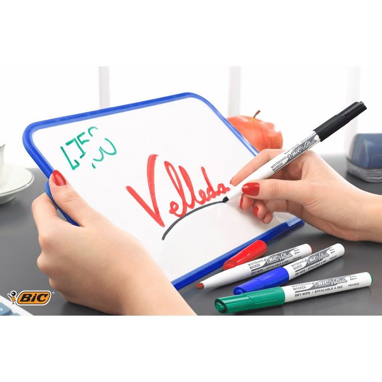 Whiteboardpenna Bic Velleda 4 färger, Övrigt