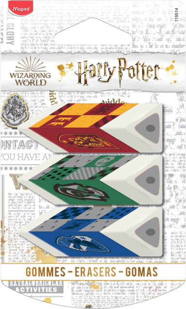 Radergummi Harry Potter 3-pack, Övrigt