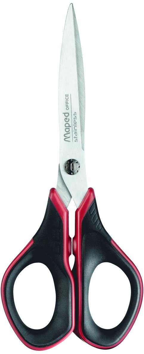 Sax 17cm Maped Advanced Gel svart/röd, Övrigt