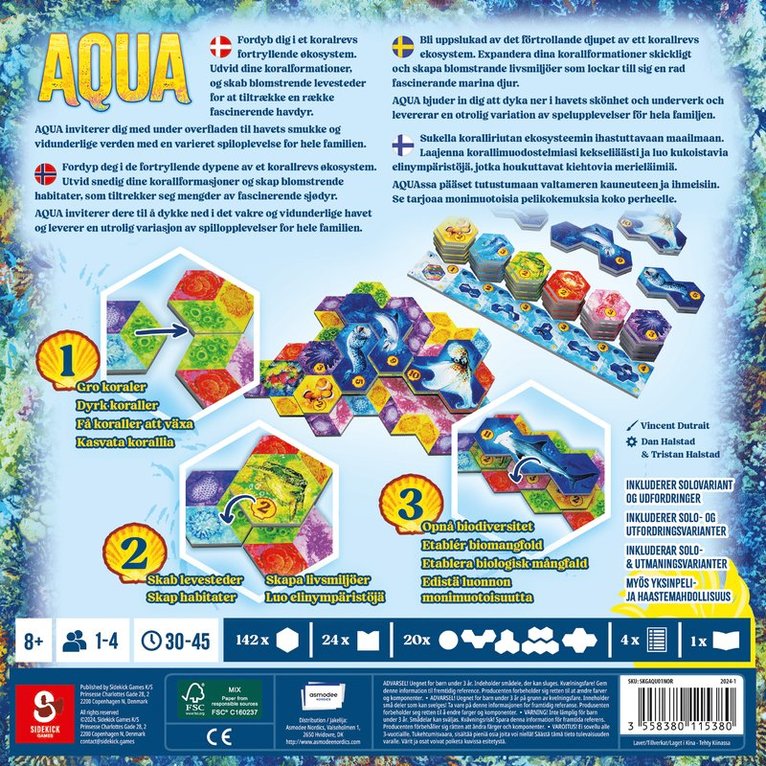 Aqua (Nordic), Övrigt