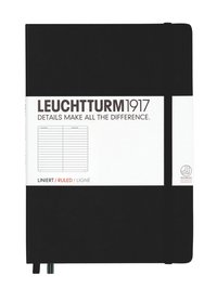 Anteckningsbok A5 Leuchtturm1917 linjerad svart