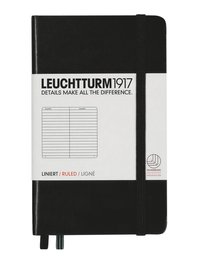 Anteckningsbok A6 Leuchtturm1917 linjerad Black