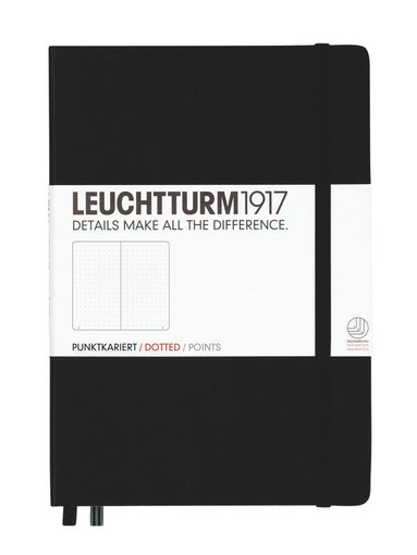 Anteckningsbok A5 Leuchtturm1917 dotted Black 1