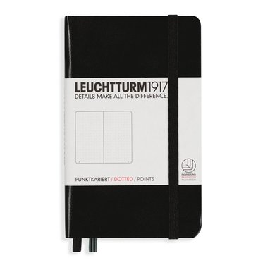 Anteckningsbok A6 Leuchtturm1917 dotted Black 1