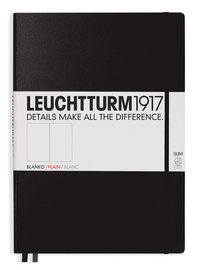 Anteckningsbok A4+ Leuchtturm1917 slim olinjerad Black