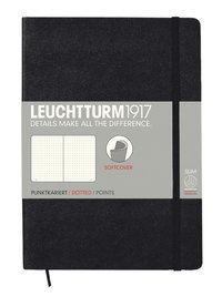 Anteckningsbok A5 Leuchtturm1917 dotted mjuk Black