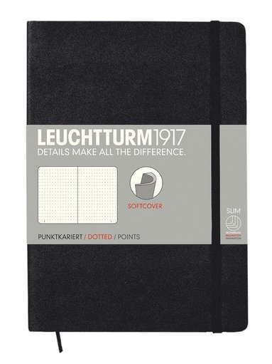 Anteckningsbok A5 Leuchtturm1917 "Bullet Journal" mjuk svart 1