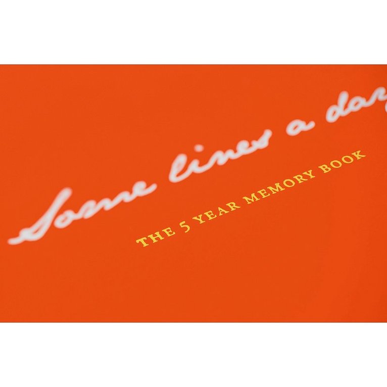 Dagbok 5-års Leuchtturm A5 Some lines a day svart, Övrigt
