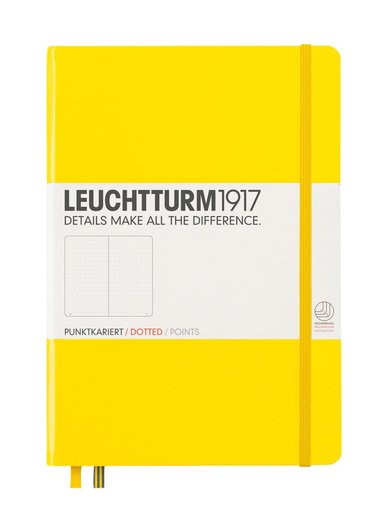 Anteckningsbok A5 Leuchtturm1917 dotted Lemon 1
