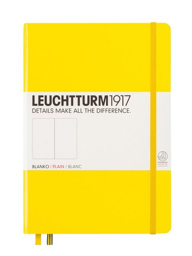 Anteckningsbok A5 Leuchtturm1917 olinjerad Lemon