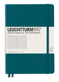 Anteckningsbok A5 Leuchtturm1917 linjerad Pacific Green