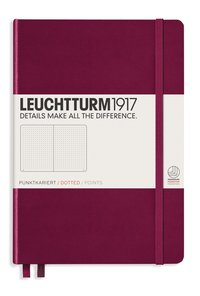 Anteckningsbok A5 Leuchtturm1917 dotted Port Red