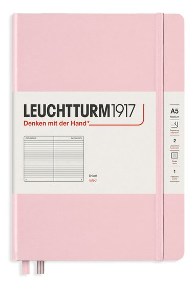 Anteckningsbok A5 Leuchtturm1917 linjerad Powder 1