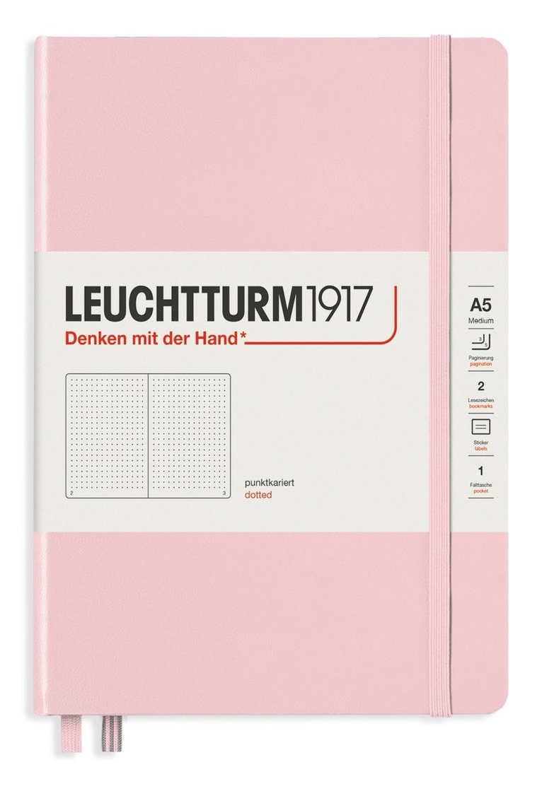 Anteckningsbok A5 Leuchtturm1917 dotted Powder, Övrigt