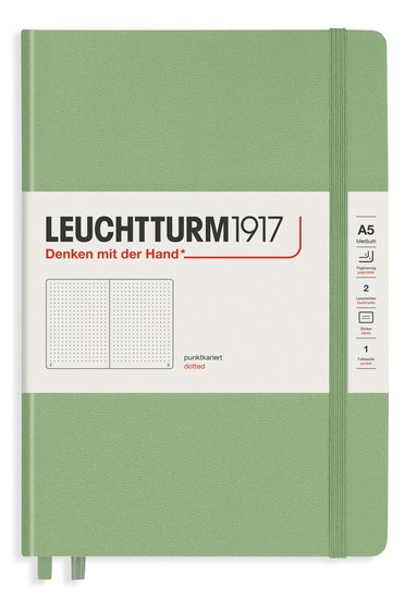 Anteckningsbok A5 Leuchtturm1917 "Bullet Journal" sage 1