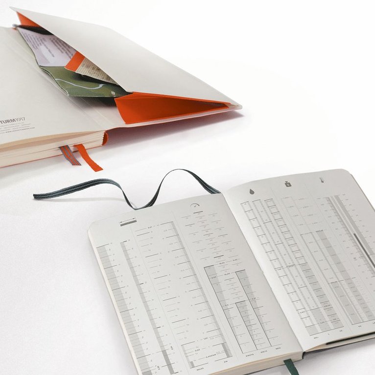 Anteckningsbok B6 Leuchtturm1917 Outlines dotted Signal Orange, Övrigt