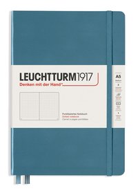 Anteckningsbok A5 Leuchtturm1917 dotted Stone blue